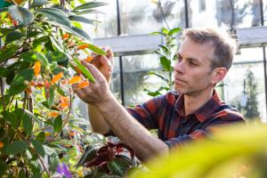 Simon Joly, botanist at the Jardin botanique