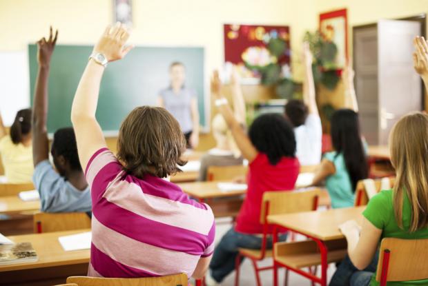 Students in class.